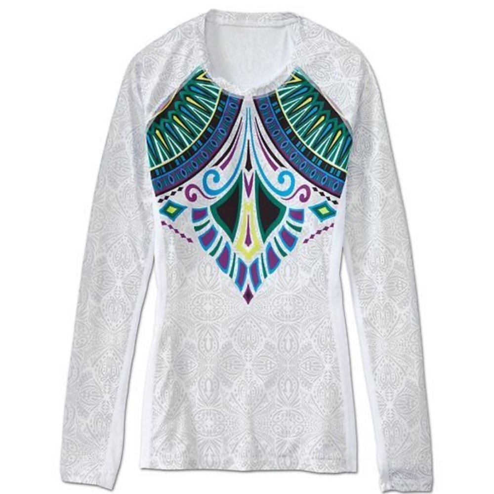 Athleta Long Sleeve Cool-Down Top Xxs